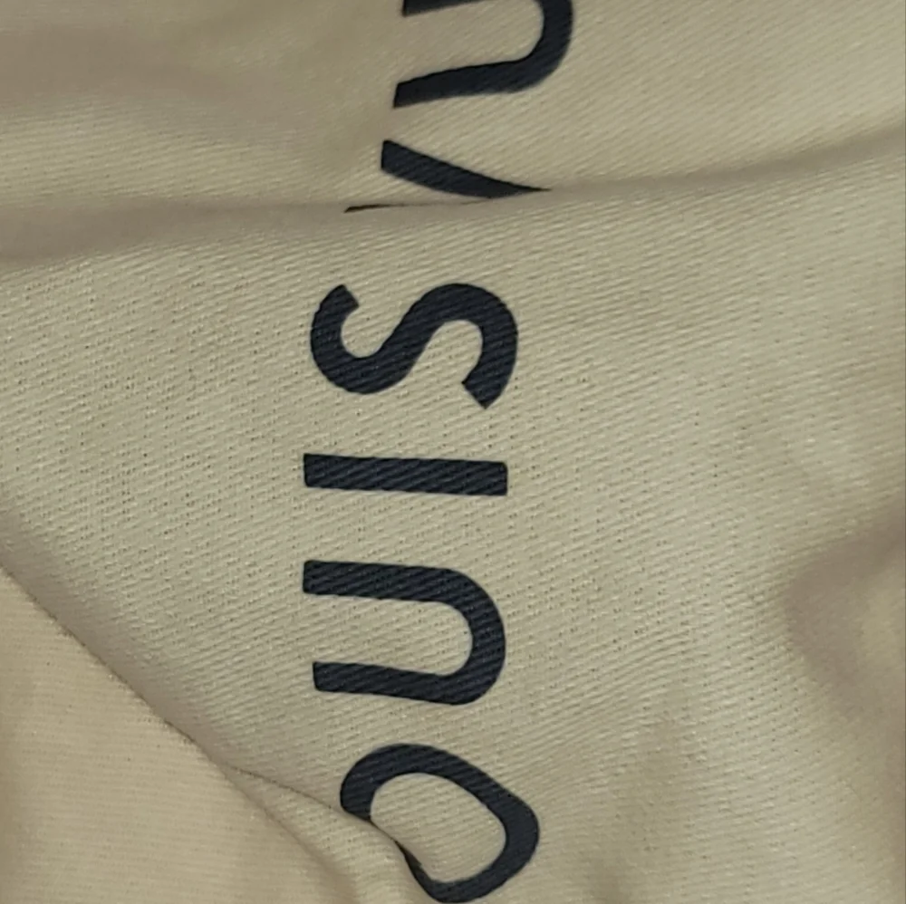 Louis Vuitton Shearling Logo Slide Sandals in Cream and Brown